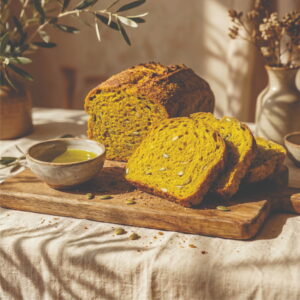 ESPELTA INTEGRAL CON CÚRCUMA Y PIPAS DE CALABAZA