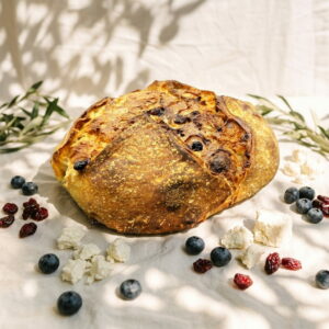 Hogaza queso de cabra con arándanos (800 gr. aprox.)