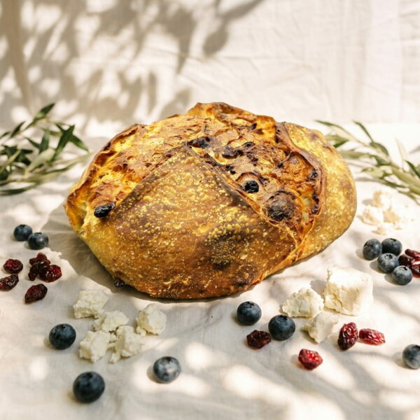 Hogaza queso de cabra con arándanos (800 gr. aprox.)