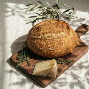 Hogaza de queso de oveja curado con tomillo y orégano (800 gr. aprox.)